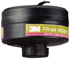 3M - Olive and Magenta P100 Cartridge - Series FR-64, Protects Against Multi Gas - Apex Tool & Supply