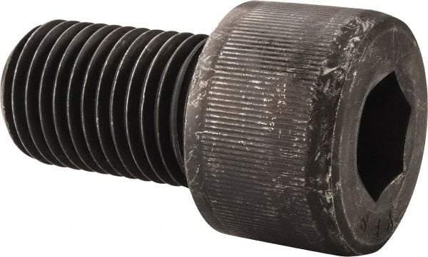Value Collection - 1-1/2 - 6 UNC Hex Socket Drive, Socket Cap Screw - Alloy Steel, Black Oxide Finish, Fully Threaded, 2-1/2" Length Under Head - Apex Tool & Supply