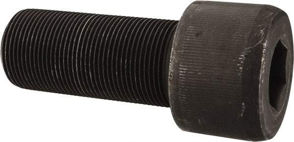 Value Collection - 1-1/2 - 12 UNF Hex Socket Drive, Socket Cap Screw - Alloy Steel, Black Oxide Finish, Fully Threaded, 3-1/2" Length Under Head - Apex Tool & Supply
