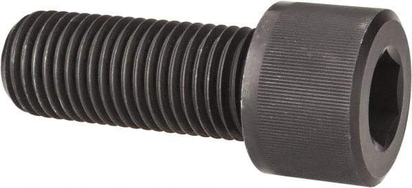 Value Collection - 1-3/4 - 5 UNC Hex Socket Drive, Socket Cap Screw - Alloy Steel, Black Oxide Finish, Fully Threaded, 4-1/2" Length Under Head - Apex Tool & Supply