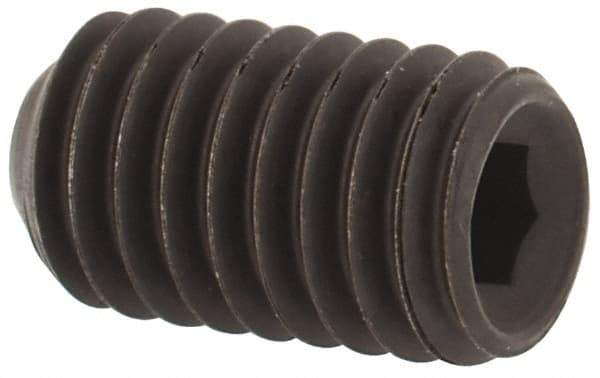Value Collection - #12-28 UNF, 3/8" OAL, Cup Point Set Screw - Grade ASTM F912 Alloy Steel, 7/64" Key - Apex Tool & Supply