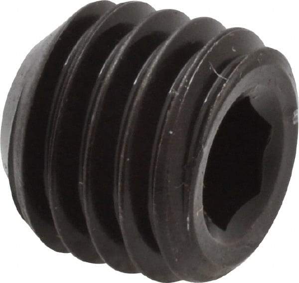 Value Collection - 9/16-12 UNC, 1/2" OAL, Cup Point Set Screw - Grade ASTM F912 Alloy Steel, 1/4" Key - Apex Tool & Supply