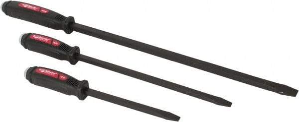 Mayhew - 3 Piece Screwdriver Pry Bar Set - 5/8" Head Width, Includes 12, 17 & 25" Lengths - Apex Tool & Supply