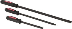 Mayhew - 3 Piece Screwdriver Pry Bar Set - 5/8" Head Width, Includes 12, 17 & 25" Lengths - Apex Tool & Supply