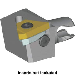 Kennametal - Insert Style LT 16ER, 20mm Head Length, Right Hand Cut, External Modular Threading Cutting Unit Head - System Size KM12, 8mm Center to Cutting Edge, Series LT Threading - Apex Tool & Supply