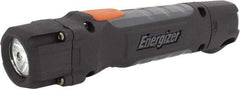 Energizer - White LED Bulb, 250 Lumens, Industrial/Tactical Flashlight - Black, Gray Plastic Body, 2 AA Batteries Included - Apex Tool & Supply