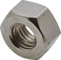 Value Collection - 1/2-13 UNC Stainless Steel Right Hand Heavy Hex Nut - 7/8" Across Flats, 31/64" High, Uncoated - Apex Tool & Supply