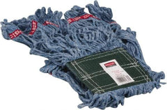 Rubbermaid - 5" Green Head Band, Medium Blended Fiber Loop End Mop Head - 4 Ply, Use for General Purpose - Apex Tool & Supply