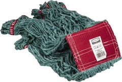 Rubbermaid - 5" Red Head Band, Large Blended Fiber Loop End Mop Head - 4 Ply, Use for General Purpose - Apex Tool & Supply