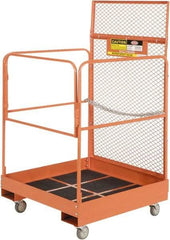 Ballymore - 64" Fork Deck Maintenance Platform - Rolling Work Platform, 1,000 Lb Capacity, 48" Base Width x 40" Base Depth, Abrasive Mat Tread - Apex Tool & Supply