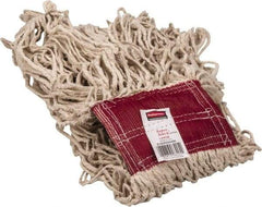 Rubbermaid - 5" Red Head Band, Large Cotton Loop End Mop Head - 4 Ply, Use for General Purpose - Apex Tool & Supply