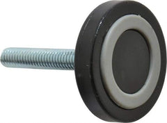 Vlier - 3/8-16 Bolt Thread, Stud Mount Leveling Pad & Mount - 200 Max Lb Capacity, 2" Base Diam, 2.36" Thread Length - Apex Tool & Supply