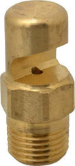 Bete Fog Nozzle - 1/8" Pipe, 145° Spray Angle, Brass, Extra Wide Fan Nozzle - Male Connection, 1.58 Gal per min at 100 psi, 0.073" Orifice Diam - Apex Tool & Supply