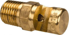 Bete Fog Nozzle - 1/4" Pipe, 145° Spray Angle, Brass, Extra Wide Fan Nozzle - Male Connection, 6.96 Gal per min at 100 psi, 5/32" Orifice Diam - Apex Tool & Supply