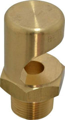 Bete Fog Nozzle - 3/4" Pipe, 145° Spray Angle, Brass, Extra Wide Fan Nozzle - Male Connection, 75.9 Gal per min at 100 psi, 1/2" Orifice Diam - Apex Tool & Supply