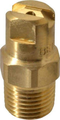 Bete Fog Nozzle - 1/8" Pipe, 30° Spray Angle, Brass, Standard Fan Nozzle - Male Connection, 1.26 Gal per min at 100 psi, 0.072" Orifice Diam - Apex Tool & Supply