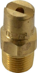 Bete Fog Nozzle - 1/8" Pipe, 30° Spray Angle, Brass, Standard Fan Nozzle - Male Connection, 3.16 Gal per min at 100 psi, 0.109" Orifice Diam - Apex Tool & Supply