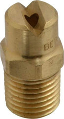 Bete Fog Nozzle - 1/4" Pipe, 65° Spray Angle, Brass, Standard Fan Nozzle - Male Connection, 6.32 Gal per min at 100 psi, 5/32" Orifice Diam - Apex Tool & Supply