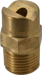 Bete Fog Nozzle - 1/2" Pipe, 30° Spray Angle, Brass, Standard Fan Nozzle - Male Connection, 23.7 Gal per min at 100 psi, 19/64" Orifice Diam - Apex Tool & Supply