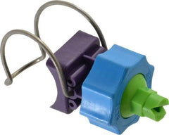 Bete Fog Nozzle - 1-1/2" Pipe, 65° Spray Angle, Grade 303 Polypropylene/Stainless Steel, Snap Release Nozzle System - 9.49 Gal per min at 100 psi, 3/16" Orifice Diam - Apex Tool & Supply