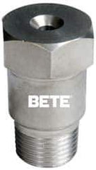 Bete Fog Nozzle - 1/2" Pipe, 60° Spray Angle, Brass, Full Cone Nozzle - Male Connection, N/R Gal per min at 100 psi, 3/16" Orifice Diam - Apex Tool & Supply