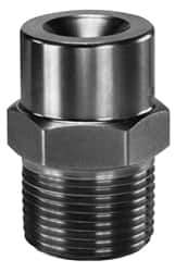 Bete Fog Nozzle - 1/8" Pipe, 90° Spray Angle, Grade 303 Stainless Steel, Full Cone Nozzle - Male Connection, 0.77 Gal per min at 100 psi, 0.055" Orifice Diam - Apex Tool & Supply