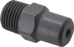 Bete Fog Nozzle - 1/8" Pipe, 60° Spray Angle, PVC, Full Cone Nozzle - Male Connection, 0.38 Gal per min at 100 psi, 0.043" Orifice Diam - Apex Tool & Supply