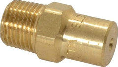 Bete Fog Nozzle - 1/8" Pipe, 60° Spray Angle, Brass, Full Cone Nozzle - Male Connection, 1.15 Gal per min at 100 psi, 0.072" Orifice Diam - Apex Tool & Supply