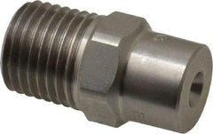 Bete Fog Nozzle - 1/4" Pipe, 60° Spray Angle, Grade 303 Stainless Steel, Full Cone Nozzle - Male Connection, 2.31 Gal per min at 100 psi, 0.109" Orifice Diam - Apex Tool & Supply