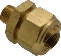 Bete Fog Nozzle - 1/8" Pipe, 40 to 70° Spray Angle, Brass, Adjustable Swivel Joint Nozzle - For Use With Bete - Nozzles Where Alignment of The Spray Direction is Required - Apex Tool & Supply