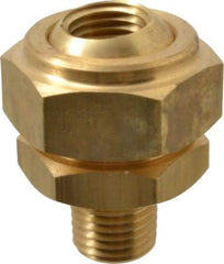 Bete Fog Nozzle - 1/4" Pipe, 40 to 70° Spray Angle, Brass, Adjustable Swivel Joint Nozzle - For Use With Bete - Nozzles Where Alignment of The Spray Direction is Required - Apex Tool & Supply
