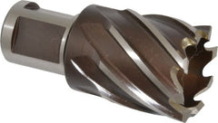 Milwaukee Tool - 1-1/8" Diam x 1" Deep High Speed Steel Annular Cutter - Apex Tool & Supply