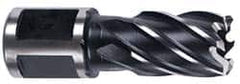 Milwaukee Tool - 1-11/16" Diam x 2" Deep High Speed Steel Annular Cutter - Apex Tool & Supply