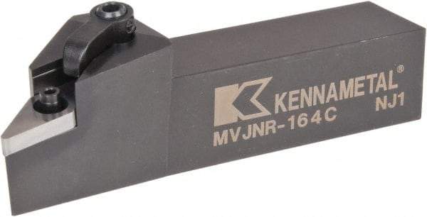 Kennametal - MVJN, Right Hand Cut, 3° Lead Angle, 1" Shank Height x 1" Shank Width, Negative Rake Indexable Turning Toolholder - 5" OAL, VN..43. Insert Compatibility, Series Kenloc - Apex Tool & Supply