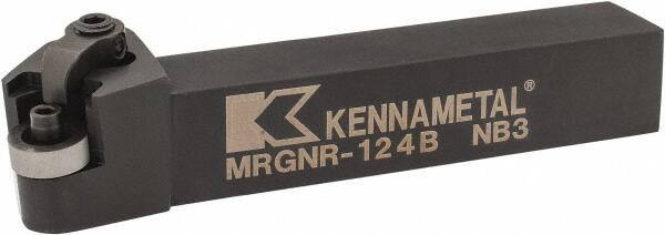 Kennametal - MRGN, Right Hand Cut, 15° Lead Angle, 3/4" Shank Height x 3/4" Shank Width, Negative Rake Indexable Turning Toolholder - 4-1/2" OAL, RN..43 Insert Compatibility, Series Kenloc - Apex Tool & Supply