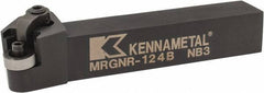 Kennametal - MRGN, Right Hand Cut, 15° Lead Angle, 3/4" Shank Height x 3/4" Shank Width, Negative Rake Indexable Turning Toolholder - 4-1/2" OAL, RN..43 Insert Compatibility, Series Kenloc - Apex Tool & Supply