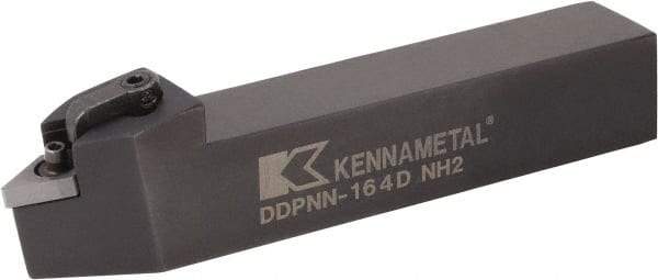 Kennametal - MDPN, Neutral Cut, 0° Lead Angle, 3/4" Shank Height x 3/4" Shank Width, Negative Rake Indexable Turning Toolholder - 4-1/2" OAL, DN..33. Insert Compatibility, Series Kenloc - Apex Tool & Supply