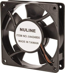Value Collection - 115 Volts, AC, 81 CFM, Square Tube Axial Fan - 0.15 Amp Rating, 2,600 to 3,600 RPM, 4.7" High x 4.7" Wide x 1" Deep - Apex Tool & Supply