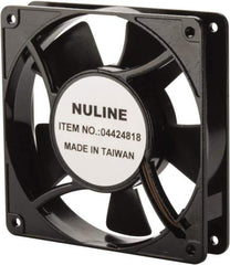 Value Collection - 230 Volts, AC, 81 CFM, Square Tube Axial Fan - 0.07 Amp Rating, 2,600 to 3,600 RPM, 4.7" High x 4.7" Wide x 1" Deep - Apex Tool & Supply