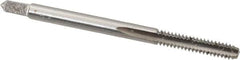 Interstate - #6-32 UNC, 3 Flute, Bottoming, Plug & Taper, Bright Finish, High Speed Steel Tap Set - Apex Tool & Supply