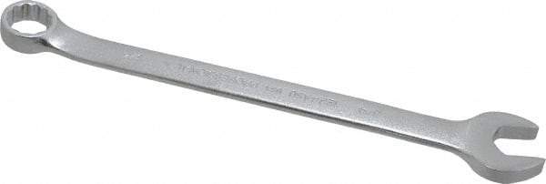 Proto - 3/4" 12 Point Offset Combination Wrench - 15° Offset Angle, 11" OAL, Steel, Satin Finish - Apex Tool & Supply