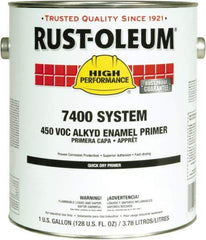 Rust-Oleum - 5 Gal Red Alkyd Primer - 290 to 585 Sq Ft Coverage, 450 gL Content, Direct to Metal, Interior/Exterior - Apex Tool & Supply