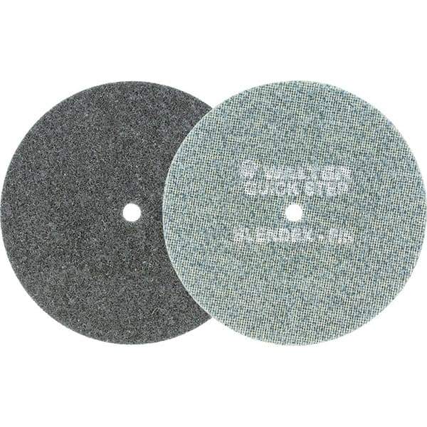 WALTER Surface Technologies - 6" Diam, Aluminum Oxide Hook & Loop Disc - Fine Grade, Coated, Series 07-R, Quick-Step Blendex - Apex Tool & Supply