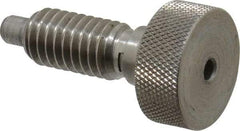 Gibraltar - 3/8-16, 3/4" Thread Length, 0.185" Max Plunger Diam, 1 Lb Init to 8 Lb Final End Force, Knob Handle Plunger - Knurled Knob, 0.94" Body Length, 3/4" Length Under Head/Shoulder, 0.218" Plunger Projection - Apex Tool & Supply