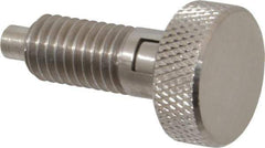 Gibraltar - 1/2-13, 0.65" Thread Length, 1/4 to 1/4" Max Plunger Diam, 0.5 Lb Init to 4 Lb Final End Force, Locking Knob Handle Plunger - Knurled Knob, 0.9" Length Under Head/Shoulder, 1/4" Plunger Projection - Apex Tool & Supply