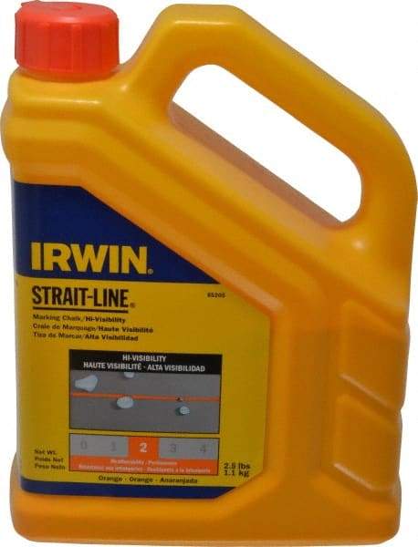 Irwin - 40 Container Chalk Refill - Fluorescent Orange - Apex Tool & Supply