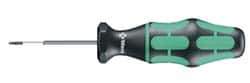 Wera - 1 Piece, 0.6 Max N/m, TorxPlus Preset Torque Limiting Screwdriver - 7-1/2" OAL - Apex Tool & Supply