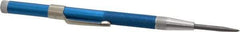 Made in USA - 3/8" Automatic Center Punch - 5-1/2" OAL, Anodized Aluminum - Apex Tool & Supply