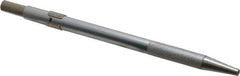 Made in USA - 5-1/2" OAL Retractable Pocket Scriber - Aluminum with Hardened Steel Point - Apex Tool & Supply