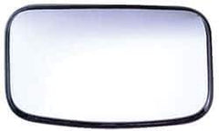 Value Collection - 8" Long to 4" Wide Automotive Clamp-On Convex Mirror - Stainless Steel - Apex Tool & Supply